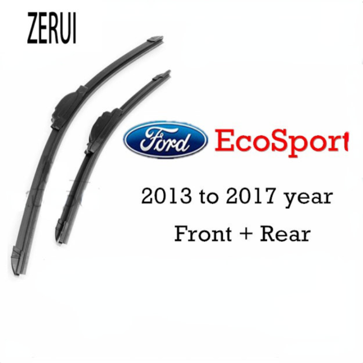 ZR FOR Ford EcoSport Wiper Blade for 2013 to 2017 model ECO SPORT Car Window Wipers Set