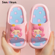 Children s Slippers Summer Girls Cartoon Cute Indoor Soft Bottom Non