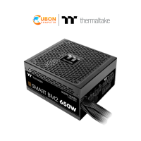 POWER SUPPLY (อุปกรณ์จ่ายไฟ) THERMALTAKE SMART BM2 650W 80 PLUS BRONZE (BLACK) รับประกัน 5 ปี