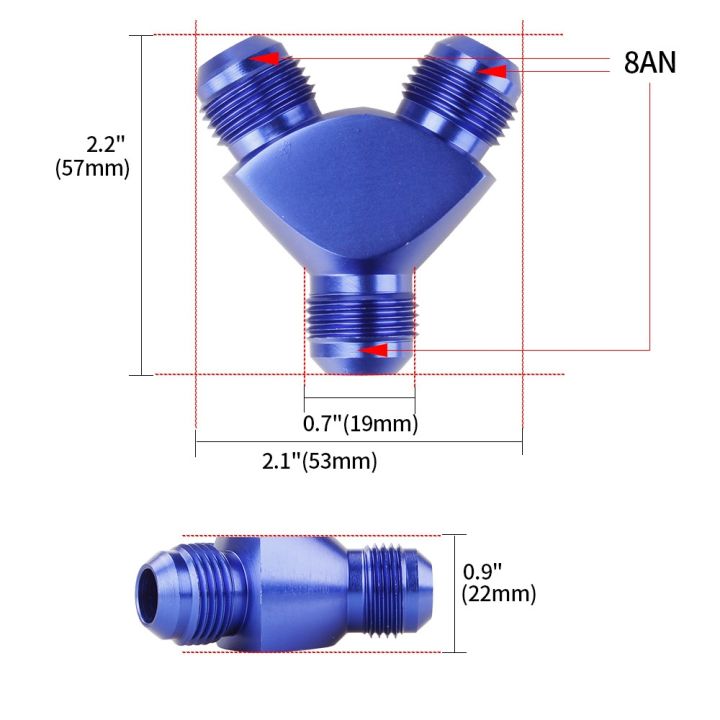 jh-cross-border-car-modification-supplies-oil-pipe-tee-adapter-an6-an8-an10-y-type-cooling