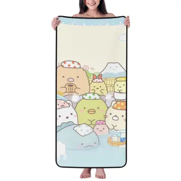 JAPAN Sumikko Gurashi Shirokumo Wht Loop Towel Face Hand Towel