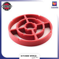 Norpro 392 Round Silicone Roast Rack,Red