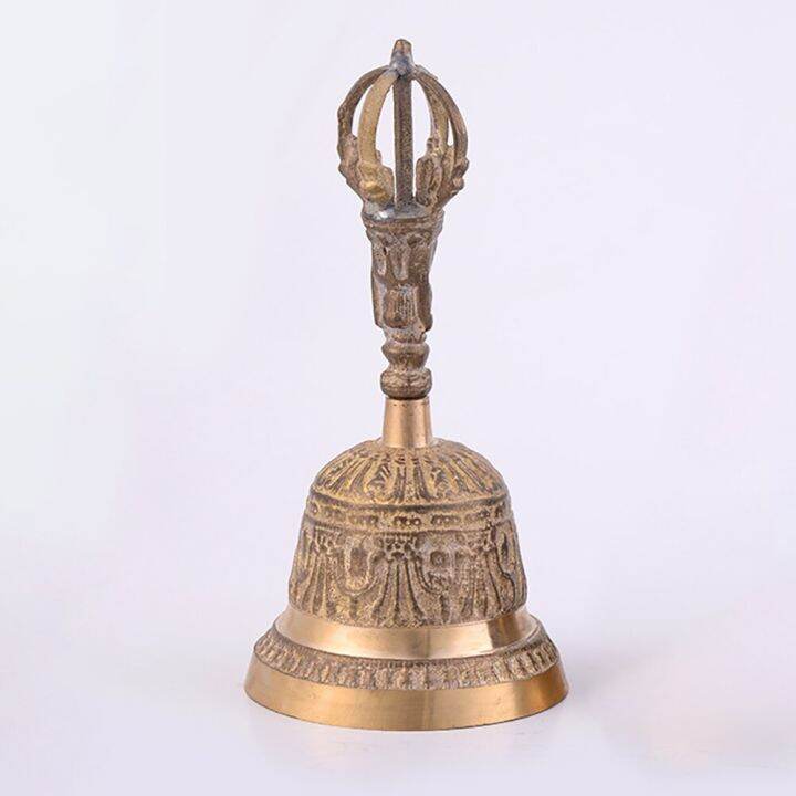 【IN stock】Fengshui Loud Call Meditation Hand Bell Lucky Dinner Prayer