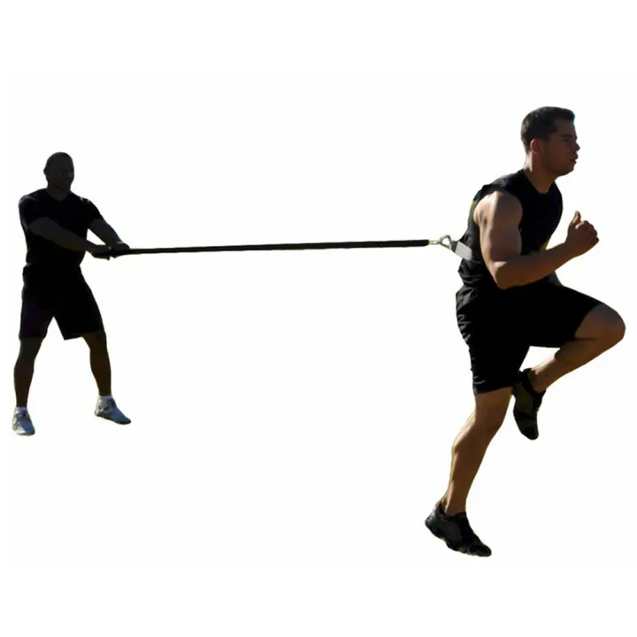 ยางกันเข็มขัดฝึกซ้อมแบบปรับได้เข็มขัดยืดสำหรับวิ่ง-ยางสายรัดตัวเชือกฝึกซ้อมอานสำหรับจูงสายรัดออกกำลังกายต้านทานเพื่อความปลอดภัย