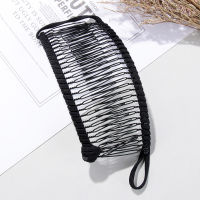 Stretch Banana Clip Double Side Lazy Women Hair Comb Easy Thick Curly Hair Styling Tool Ponytail Insert Comb Magic Hair Grips