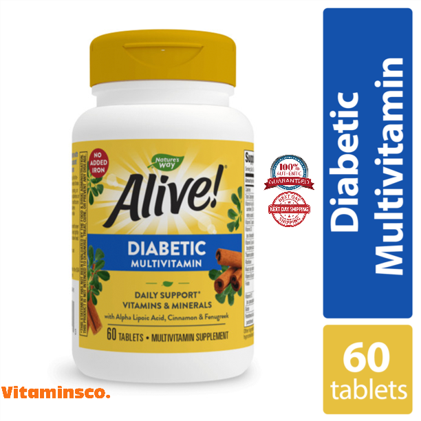 Nature’s Way Alive! Diabetic Multivitamin (60 Tablets) Lazada PH
