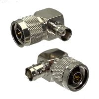 1pcs Connector Adapter BNC Female Jack to N Male Plug Right Angle for Radio Ham Antenna RF Coaxial Converter