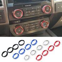 ❁ Car Styling Inner Side Air Conditioner Switch Knob Ring Cover Trim Fit For Ford F150 XLT 2016 - 2019 Auto Accessories