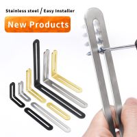 Stainless Steel Adjustable Angle Code Long Hole Bracket Adjustable Active Angle 90°L Type Right Angle Furniture Connector