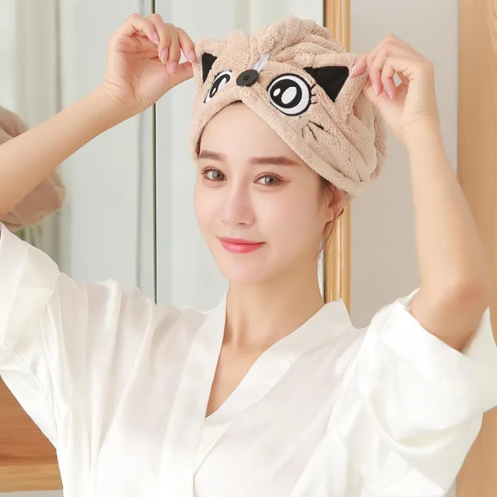 muji-high-quality-thickening-y-thickened-cute-cat-ears-dry-hair-hat-embroidered-coral-fleece-head-scarf-quick-drying-absorbent-bath-dry-hair-towel-girls