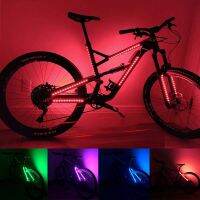 LED Strip Lights For Bike Scooter Skateboard Cycling Safety Decorative Bicycle Taillight MTB Road Bike Rear Lamp Accessories Lights Reflectors