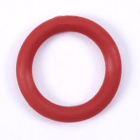 50 Buah Gasket Segel O-ring Silikon Merah Ketebalan 2Mm OD 8/10/11/12/13/14/15/16/17Mm Cincin Pencuci Minyak Cincin Silikon