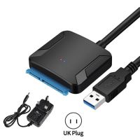 【Hot-Selling】 The Power Hub USB 3.0ถึง SATA 3สาย Sata เป็น USB Adapter แปลงสายเคเบิลรองรับ2.5หรือ3.5นิ้ว External SSD HDD Adapter ฮาร์ดไดรฟ์