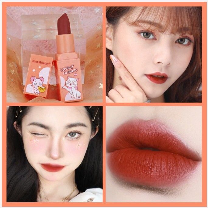 ลิป-ลิปสติก-lady-eye-shadowkiss-beauty-ชุดลิปสติกอายแชโดว์สอง-ลิป-3-แท่ง