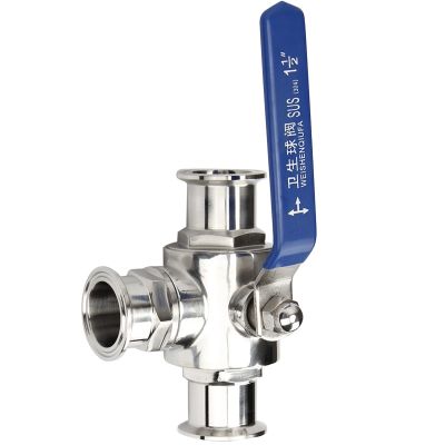Fit 38mm 1-1/2 Pipe OD x 1.5 Tri Clamp Clover Sanitary Tee 3 Ways T L Port Ball Valve SUS 304 Stainless Steel Homebrew Beer
