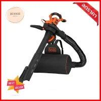 เครื่องเป่าและดูดใบไม้ BLACK&amp;DECKER BEBLV301-QS 3000 วัตต์PORTABLE BLOWER AND GARDEN VACUUM BLACK&amp;DECKER BEBLV301-QS 3000W **ทักแชทได้ค่ะ ยินดีบริการ**