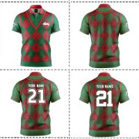 2021 SOUTH SYDNEY RABBITOHS HOME GOLF JERSEY 2021/2022 South Sydney Rabbitohs Rugby Golf Jersey กางเกงขาสั้น JERSEY ขนาด S--5XL