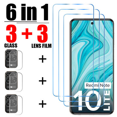 6in 1กระจกเทมเปอร์สำหรับ Xiaomi Redmi Note 12 11 Pro Plus 5G 11S 10S 9S ปกป้องหน้าจอสำหรับ Redmi Note 10 9S Pro 10C 9C
