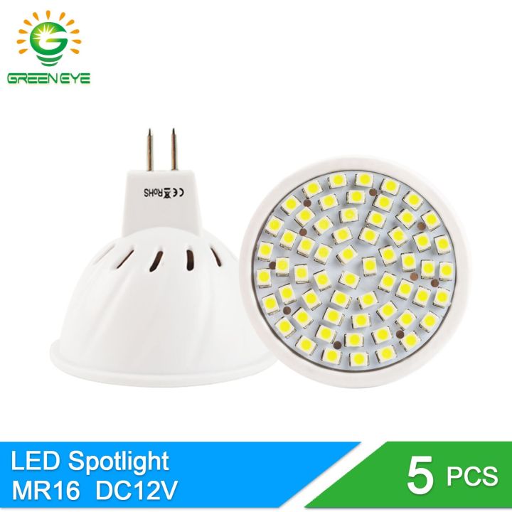 worth-buy-greeneye-โคมไฟไฟสปอร์ตไลท์หลอดโคมไฟหลอดไฟ-led-5ชิ้น-mr16ความสว่างสูง220v-dc-12v-โคมไฟ-led-6w-8w-สปอตไลท์ไฟ-led