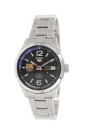 Seiko 5 Sports Mens Auto Official Barcelona FC นาฬิกาข้อมือผู้ชาย สายสแตนเลส รุ่น SRP301K1 - สีเงิน/ดำ