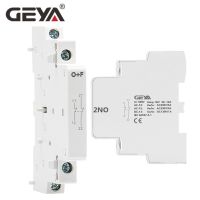 Geya คอนแท็คเตอร์แบบแยกส่วนรางดิน Ac220v 2P 25a 2nc 1no1nc 2no 50/60Hz