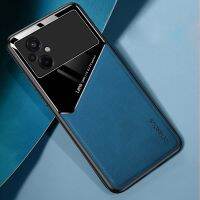 สำหรับ Xiaomi POCO M5 4G สำหรับโทรศัพท์เคสหนังหรูหราสีอะคริลิคตัดกันปกป้องกล้อง Alas Magnetik กันกระแทกกันรอยขีดข่วนฝาหลัง