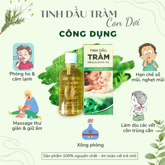 Tinh dầu tràm con dơi  nguyên chất 100% - ảnh sản phẩm 2