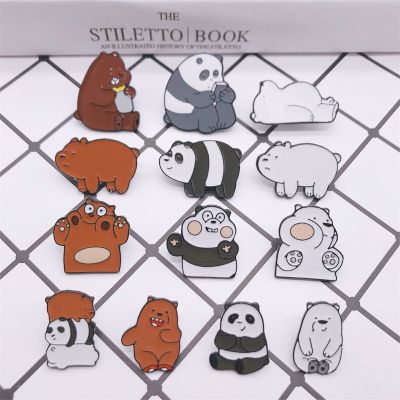 【CW】 Cartoon bear collection pins animal Brooches for badge Fashion and ice Jewelry kids