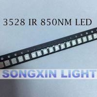 【】 First Follow Shop 50ชิ้น Gratis Ongkir IR 3528 LED แบบ SMD 850nm อินฟราเรดไดโอด Led การมองเห็นได้ในเวลากลางคืนไดโอด Smt