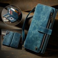 【Enjoy electronic】 CaseMe Galaxy Z Fold 4 3 Case For Samsung Zipper Wallet S22 Ultra 5G S21 S20 Credit Card Slot Leather Phone Flip Z Fold 3 4 Case