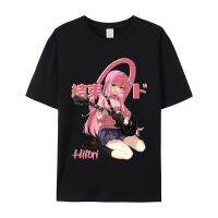 ที่มีคุณภาพสูงเสื้อ BOCCHI ร็อคเสื้อยืดเครื่องแต่งกายคอสเพลย์ Hitori Gotoh Ijichi Nijika ผู้ชายผู้หญิงเสื้อยืดฤดูร้อนผ้าฝ้าย100 ท็อปส์ประเดิม