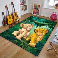 【cw】Hot The Lion King Simba Play Mat Non-slip Car Car Room Rug Car ！