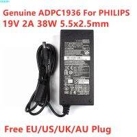 ADPC1936ของแท้19V 2A 38W อะแดปเตอร์ AC ADPC1938EX สำหรับ PHILIPS 227E6L 220C4LSB/93 226V4TFB/93จอแอลซีดีเครื่องชาร์จอุปกรณ์พลังงาน