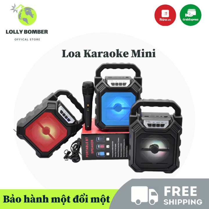 Loa Bluetooth Không Dây,Loa Karaoke Mini Micro-Loa Micro Cầm Tay ...