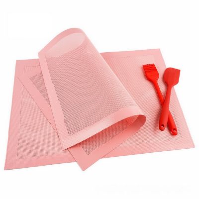 Double Sided Perforated Silicone Baking Mat Non-Stick Oven Sheet Liner Bakery Tool For Cookie Bread Kitchen Bakeware Accessories