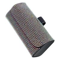 1pc Car Eyeglasses Rhinestone Case Vehicle Glasses Clip Automobile Glasses Holder Eyewear case