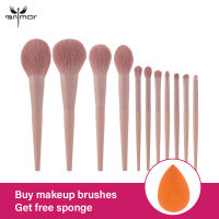 Anmor 118PcsLot Makeup Brushes Set Synthetic Hair Professional Make Up Brush For Eyeshadow Foundation Powder Eyeliner Eyelash