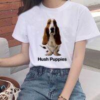 COD tjjs079 Hush PUPPIES Womens T-Shirt Oversize JUMBO Short Sleeve