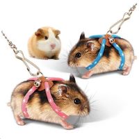 Pet Traction Rope Adjustable Soft Anti-Bite Training Rope Outdoor Flying Harness Leash With Bell for Bird Hamster Small Pet Leashes