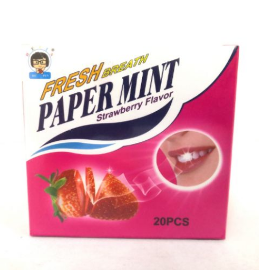 FRESH BREATH PAPER MINT(STRAWBERRY 20S) Lazada
