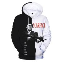 {Echoes Department Store}2021ภาพยนตร์ Scarface 3D พิมพ์ Hoodie เสื้อ Tony Montana Harajuku Streetwear Hoodies ผู้ชายผู้หญิงแฟชั่น Pullover Clothes