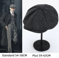 LEGILIMENS ผู้ชาย INS แฟชั่น Beret หมวก Peaky Blinders Shelby หมวกแปดเหลี่ยมฤดูใบไม้ร่วงและฤดูหนาวผู้ชายหมวกเบเร่ต์หนา