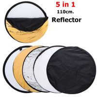 110cm 5 in 1 Multi Functional Photo Studio Collapsible Light Reflector