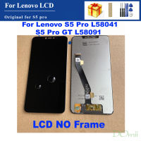 Original จอแสดงผล LCD Touch Screen Digitizer Assembly Sensor สำหรับ Lenovo S5 Pro L58041 S5Pro GT L58091