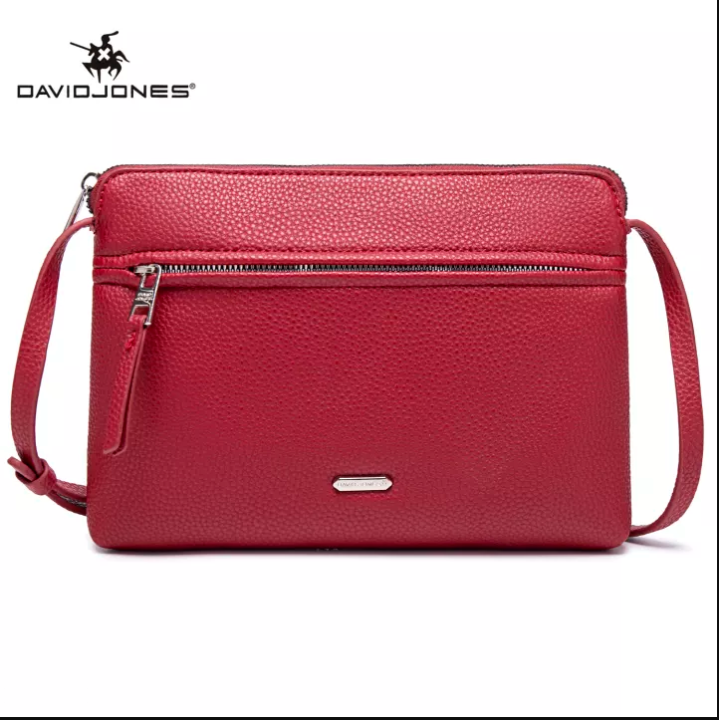 David Jones Paris sling bag for women leather crossbody bag messenger bags  ladies shoulder bag woman handbag