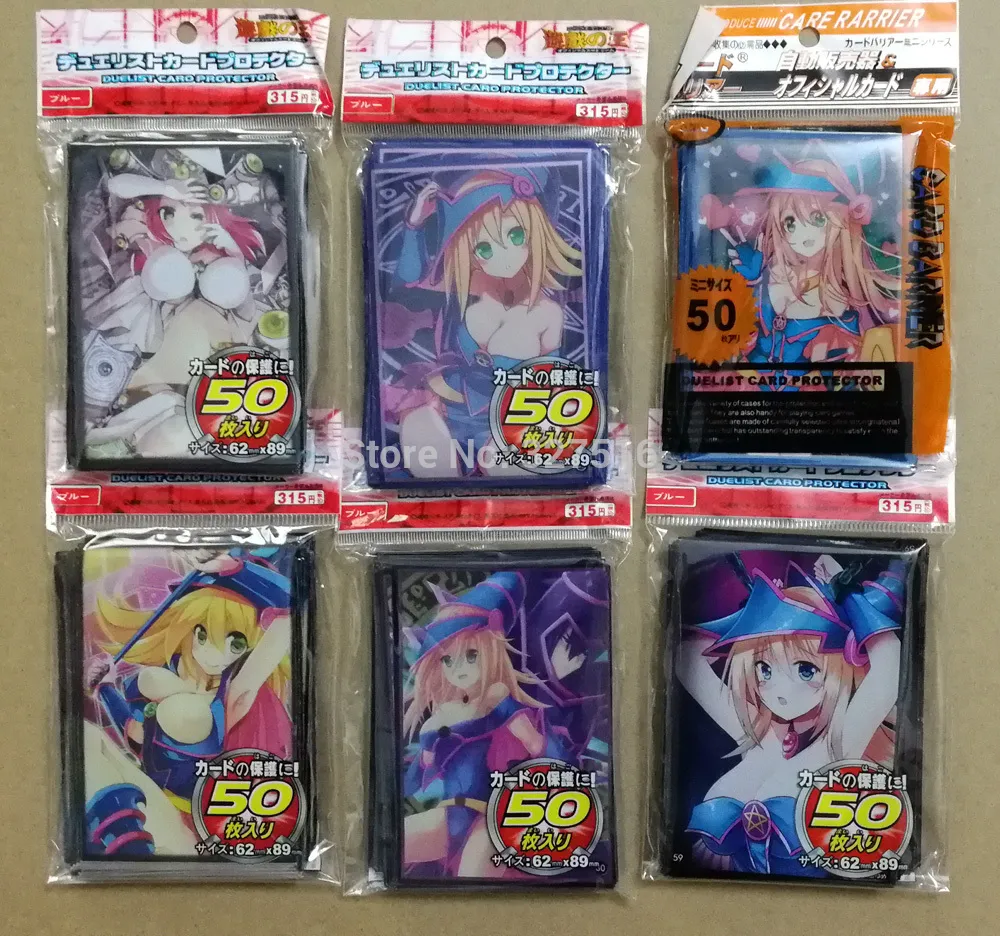 Yu-Gi-Oh! Cosplay Yugioh Blue-Eyes White Dragon Dark Magician Girl Anime  Board Games Sleeves Barrier Protector | Lazada