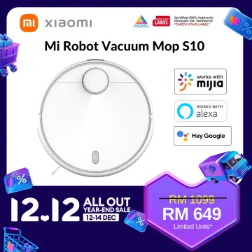 Xiaomi Robot Vacuum S10 LDS Laser navigation/4000pa powerful fan blower/App  Control/support OTA update/global version