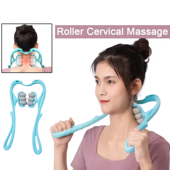 Manual Neck Massager Cervical And Shoulder Muscles To Relax Deep