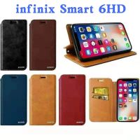 infinix Smart7 HD/infinix Note30/infinix smart 7(พร้อมส่งในไทย)เคสฝาพับinfinix Hot30/Hot30i/infinix Smart 6HD/infinix Smart 6Plusเคสกระเป๋าเปิดปิดแบบแม่เหล็ก เก็บนามบัตรได้