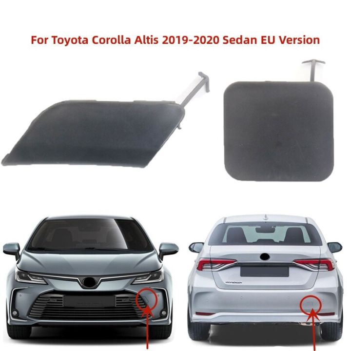 ตะขอเกี่ยวกันชนท้ายและหน้าฝารถพ่วงครอบตะขอสำหรับ-toyota-คอโรลล่าอัลติส2019-2020-sedan-eu-version-52128-02920-52161-02080